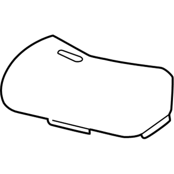 Ford 5C7Z-7863804-AAD Rear Seat Cushion Cover Assembly