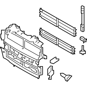 Ford JB5Z-8475-A Shutter Assembly - Radiator Control