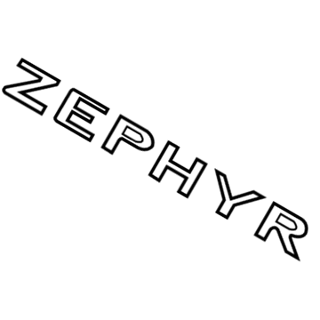 2006 Lincoln Zephyr Emblem - 6H6Z-5442528-B