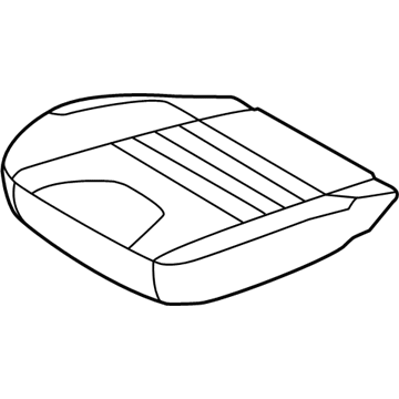 Ford FJ5Z-7862901-BF Seat Cushion Cover Assembly