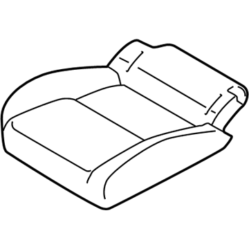Ford DT1Z-1763840-C Pad - Rear Seat Cushion