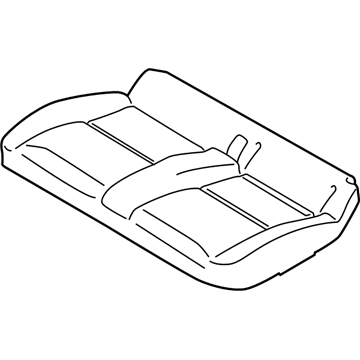 Ford DT1Z-1763840-E Pad - Rear Seat Cushion