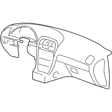 Ford XW4Z-5404320-BAF Panel - Instrument