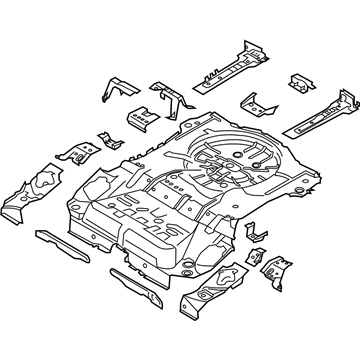 Ford Escape Floor Pan - CV6Z-7811215-A