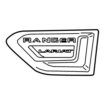 Ford Ranger Emblem - KB3Z-16720-EA