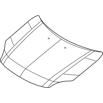 Ford Fusion Hood - 6H6Z-16612-AA