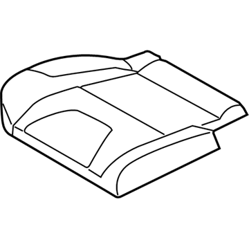 Ford CJ5Z-7863804-AB Rear Seat Cushion Cover Assembly