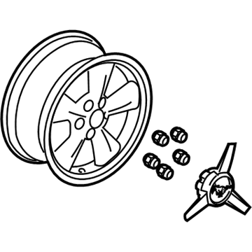 Ford 5R3Z-1007-AA Kit - Wheel