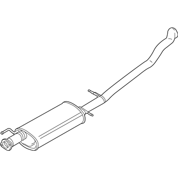 Ford FL1Z-5230-A Front Muffler Assembly