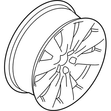 2014 Lincoln MKS Spare Wheel - DA5Z-1007-A