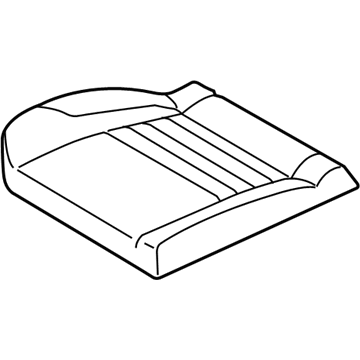 Ford CJ5Z-7863804-BB Rear Seat Cushion Cover Assembly