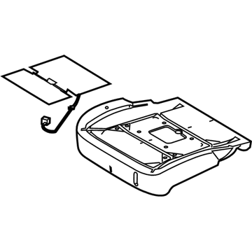 Ford DA8Z-74632A22-C Front Seat Heating Pad Assembly
