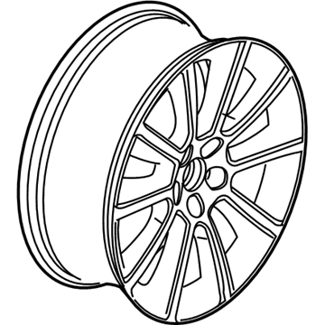 2010 Ford Flex Spare Wheel - 8A8Z-1007-F