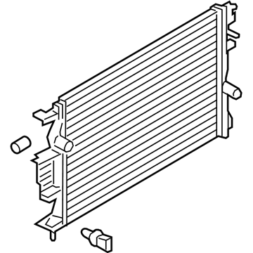 2018 Ford Fusion Radiator - HG9Z-8005-A
