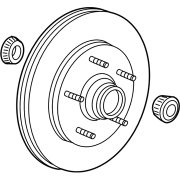 Ford BRR-171 Hub And Disc Assembly