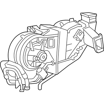 Ford 6L1Z-18D283-BA Evaporator Assembly