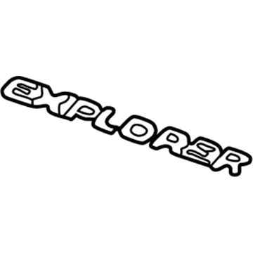 Ford Explorer Emblem - F87Z-7842528-PA