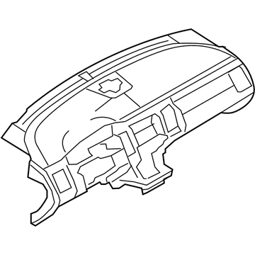 Ford DA8Z-7404320-AA Panel - Instrument
