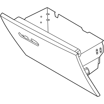 Ford LC5Z-7806024-AE DOOR ASY - GLOVE COMPARTMENT