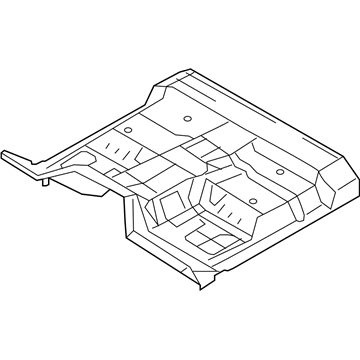 Ford F-550 Super Duty Floor Pan - 7C3Z-2511000-A