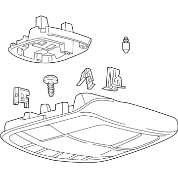 Ford DS7Z-54519A70-EL Console Assembly - Overhead