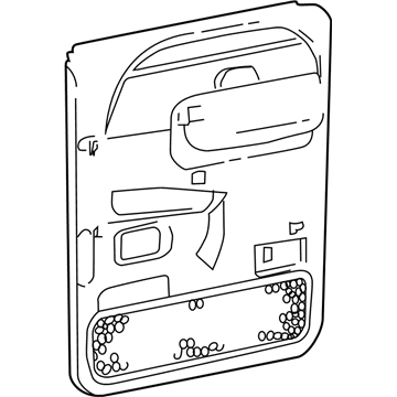 Ford 5C3Z-2627406-BAA Panel Assembly - Door Trim