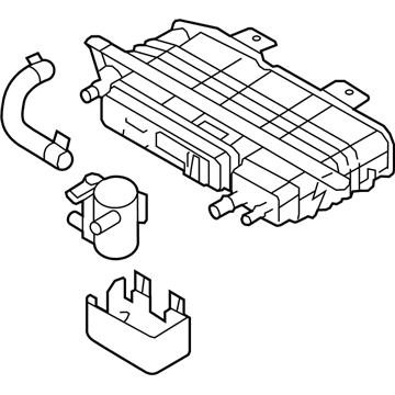 2010 Mercury Milan Vapor Canister - AE5Z-9D653-B