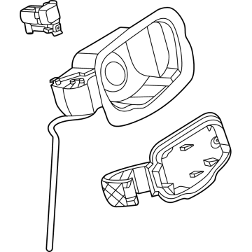 Ford Maverick Fuel Filler Housing - NZ6Z-6027936-B