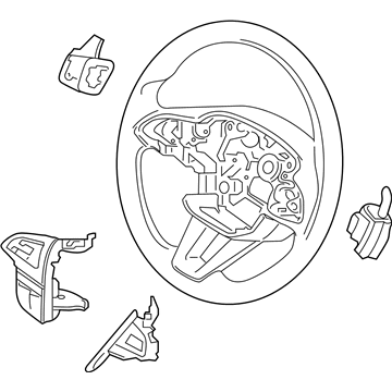 Ford Escape Steering Wheel - GJ5Z-3600-AA