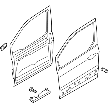 Ford KT1Z-6120125-C DOOR ASY - FRONT