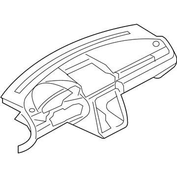 Ford 9F9Z-7404320-AB Panel - Instrument