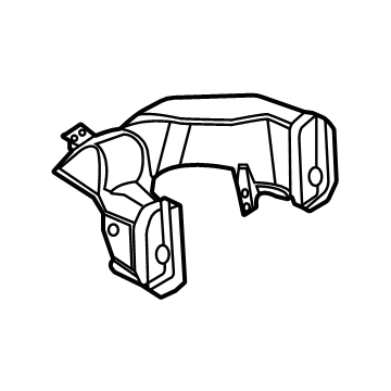 Ford M1PZ-18C433-A DUCT - HEATER OUTLET