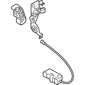 2013 Ford Transit Connect Door Latch Assembly - 9T1Z-61431A03-D