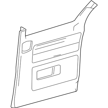 Ford 5F2Z-1727411-BAA Panel - Door Trim - Upper