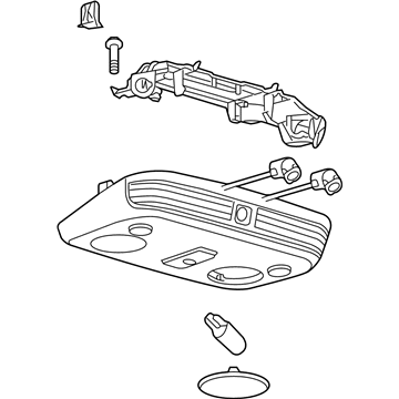 Ford AR3Z-63519A70-BA Console Assembly - Overhead