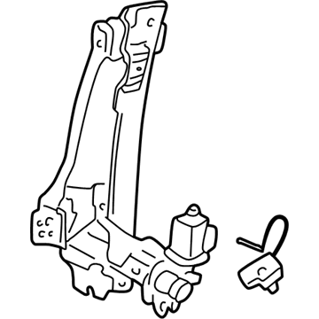 Mercury Mountaineer Window Regulator - 6L2Z-7827001-AA