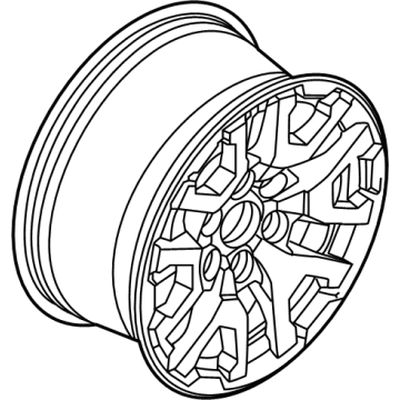 Ford NB3Z-1007-A WHEEL ASY