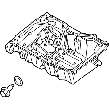 Ford G1FZ-6675-A Pan Assembly - Engine Oil