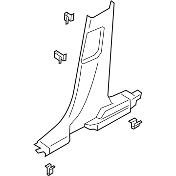 Ford M1PZ-7824346-AA TRIM - "B" PILLAR