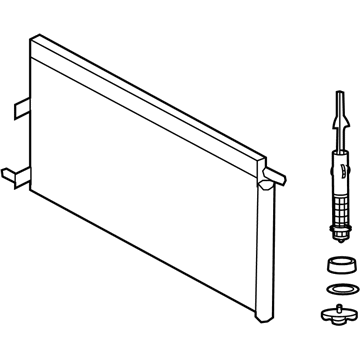 Ford BL3Z-19712-A Condenser Assembly