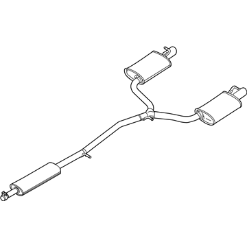 2018 Ford Explorer Muffler - JB5Z-5230-B