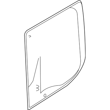 Ford LK4Z-6142006-A GLASS - BACK WINDOW