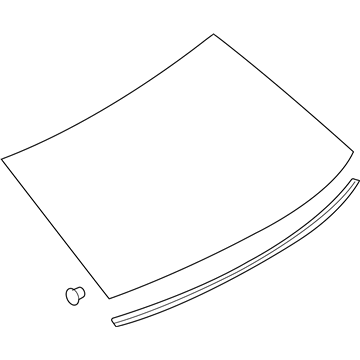 Ford 7E5Z-5442006-A Glass - Rear Window