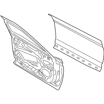 Ford GD9Z-5420124-C DOOR ASY - FRONT