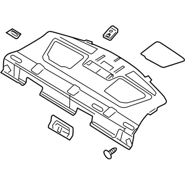 Ford 7E5Z-5446668-BC Panel Assembly - Rear Package Tray Trim