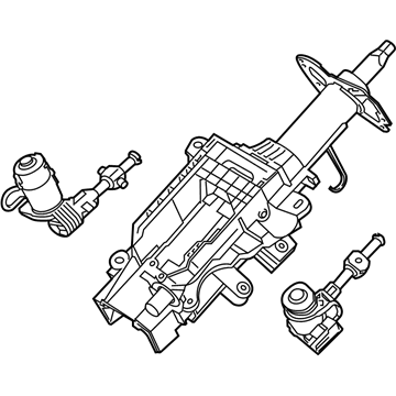 Ford L1MZ-3C529-E Steering Column Assembly