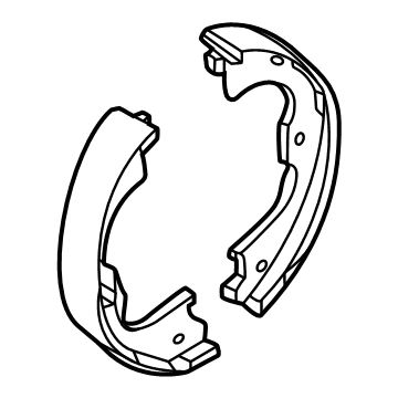 2024 Ford F-350 Super Duty Parking Brake Shoe - PC3Z-2648-A