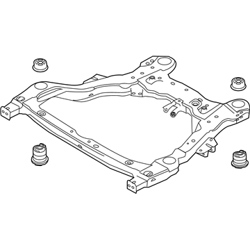 2019 Ford Police Interceptor Utility Axle Beam - FB5Z-5C145-F