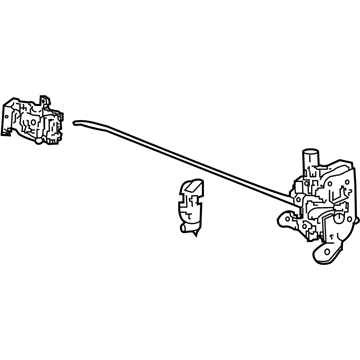 2007 Lincoln Mark LT Door Latch Assembly - 7L3Z-16219A65-CB