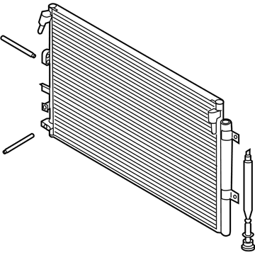 Ford F2GZ-19712-F Condenser Assembly